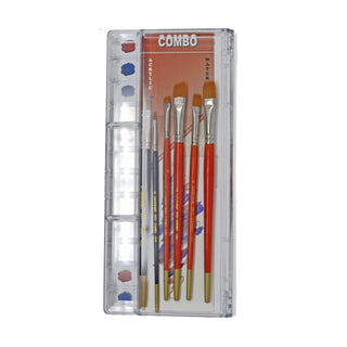 Royal & Langnickel 6PC Combo Brush Set with Palette