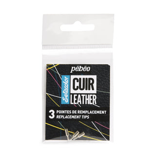 Pebeo Setacolor Leather Pack of 3 Replacement Tips