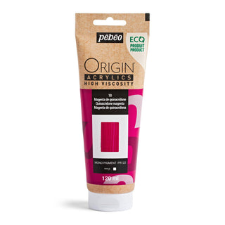 Pebeo Origin High Viscosity Acrylic 120ml - Quinacridone Magenta