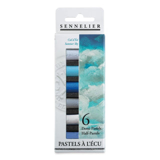 Sennelier Soft Half Pastels Summer Sky Set of 6