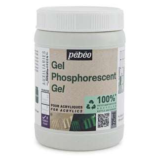Pebeo Studio GREEN Phosphorescent Gel 225ml