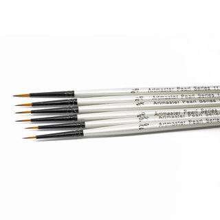 Artmaster Pearl Watercolour Fine Detail Miniature Brush Set of 6