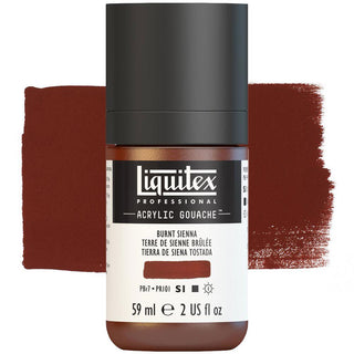 Liquitex Acrylic Gouache Paint 59ml - Burnt Sienna