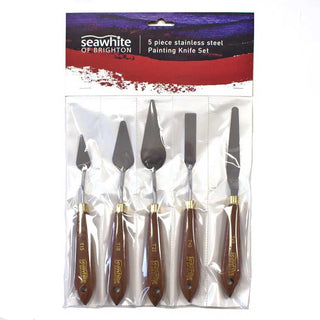Seawhite of Brighton 5pc Stainless Steel Painting Knife Set