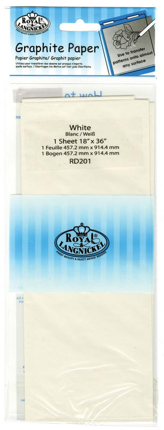 Royal & Langnickel White Graphite Paper 18" x 36"