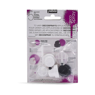Pebeo DecoSpray Replacement Caps Bag of 5 Diffusers