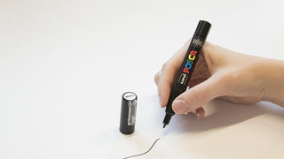 POSCA PC-1M Extra Fine Paint Markers Mono Colours Set 4pc