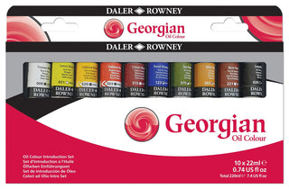Daler Rowney Georgian Oil Colour Introduction Set 10 x 22ml