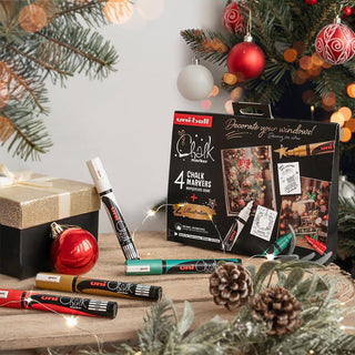 Uni-Ball Chalk Markers Traditional Christmas Set #1