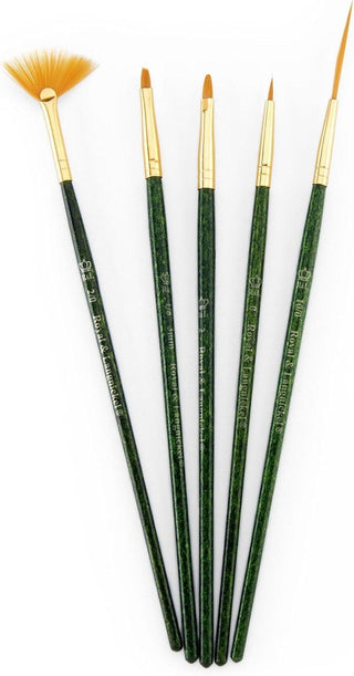 Royal & Langnickel RSET-9146 Gold Taklon Brush Set 5pc