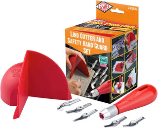Essdee Lino Cutter & Safety Hand Guard Set