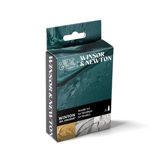 Winsor & Newton Winton Oil Colour Metallic Set 3 x 37ml