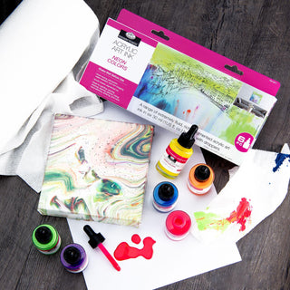 Royal & Langnickel Essentials Acrylic Ink Neon Colours Set 6 x 30ml
