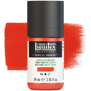 Liquitex Acrylic Gouache Paint 59ml - Cadmium-Free Red Light