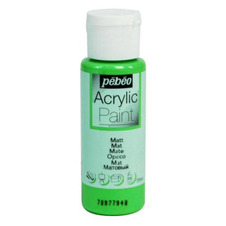 Pebeo Acrylic Paint 59ml Bottles - Matt Apple Green