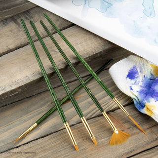 Royal & Langnickel RSET-9146 Gold Taklon Brush Set 5pc