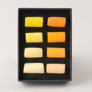 Unison Colour Soft Pastels Orange and Yellow Half Stick Mini 8 Set