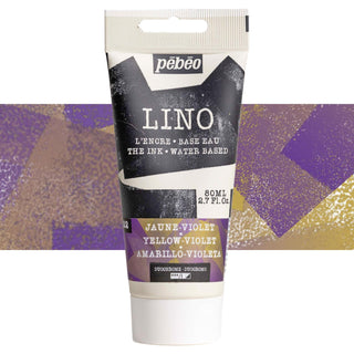 Pebeo LINO Water Based Printmaking Ink 80ml - 22 Duochrome Yellow/Violet