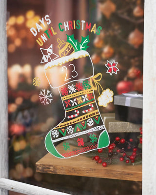 Uni-Ball Chalk Markers Traditional Christmas Set #1
