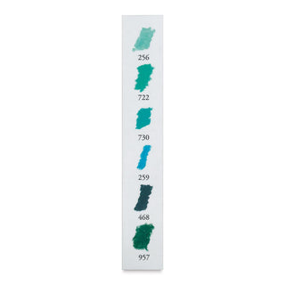 Sennelier Soft Half Pastels Emerald Sea Set of 6