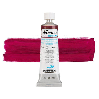 Schmincke Norma Blue Water-Mixable Oil 35ml - 346 Ruby Red