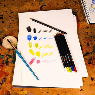 Uni POSCA Pencil Pack of 6 Assorted Colours