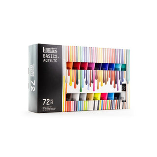 Liquitex Basics Acrylic Paint Set 72 x 22ml