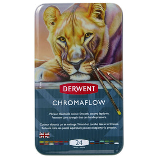 Derwent Chromaflow Pencils 24 Tin