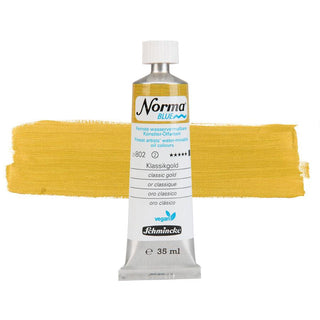 Schmincke Norma Blue Water-Mixable Oil 35ml - 802 Classic Gold