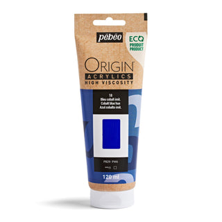 Pebeo Origin High Viscosity Acrylic 120ml - Cobalt Blue Hue