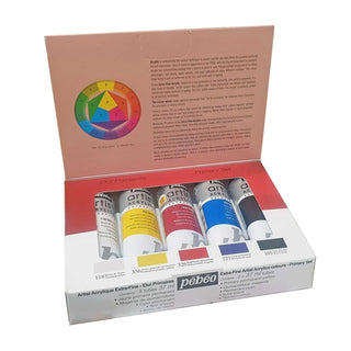 Pebeo Artist Acrylic Primary Set 5 x 37ml