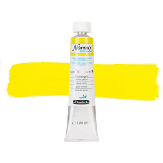 Schmincke Norma Blue Water-Mixable Oil 120ml - 236 Lemon Yellow