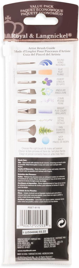 Royal & Langnickel RSET-9115 Camel Brush Set 5pc