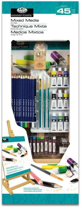 Royal & Langnickel Mixed Media H-Frame Table Easel 45pc Art Set