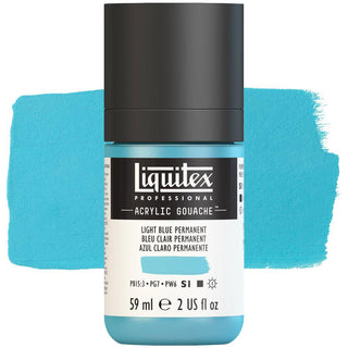 Liquitex Acrylic Gouache Paint 59ml - Light Blue Permanent