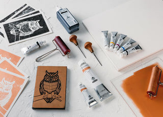 Schmincke Aqua Linoprint Colour Set 5 x 20ml
