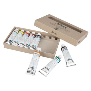 Schmincke Norma Blue Water-Mixable Oil Set 8 x 35ml