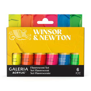 Winsor & Newton Galeria Acrylic Fluorescent Set 6 x 20ml