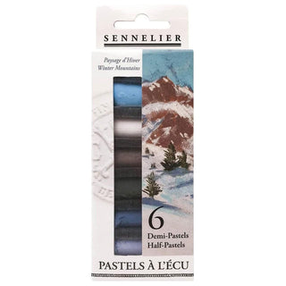Sennelier Soft Half Pastels Winter Mountains Set of 6