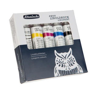 Schmincke Aqua Linoprint Colour Set 5 x 20ml