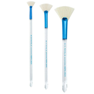 Royal & Langnickel BSPA2825 Bristle Fan Brushes
