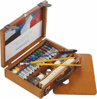 Sennelier Artist Oil Deluxe Wooden Box Set 15 x 21ml