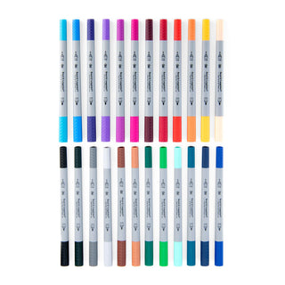 Royal & Langnickel Dual-Tip Artist Markers Set of 24