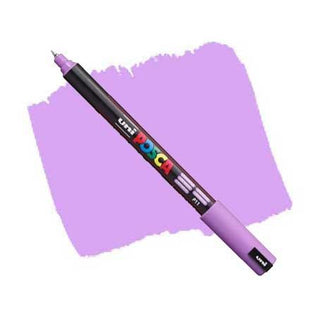 Uni POSCA PC-1MR Fine Tip Paint Pens - Lavender