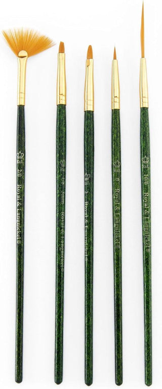 Royal & Langnickel RSET-9146 Gold Taklon Brush Set 5pc