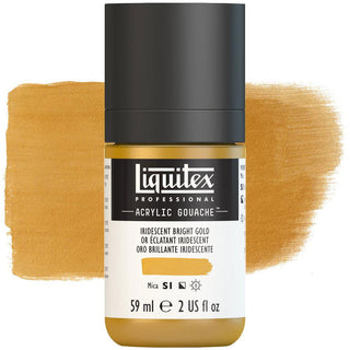 Liquitex Acrylic Gouache Paint 59ml - Iridescent Bright Gold