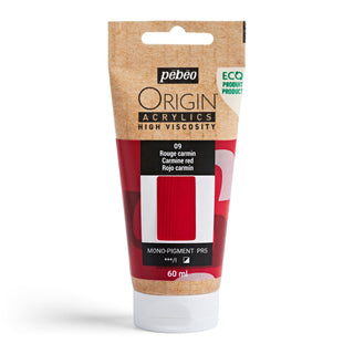 Pebeo Origin High Viscosity Acrylic 60ml - Carmine Red
