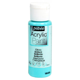 Pebeo Acrylic Paint 59ml Bottles - Gloss Aqua Blue