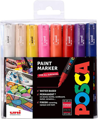 POSCA PC-1M Paint Markers Set 16 Standard Colours
