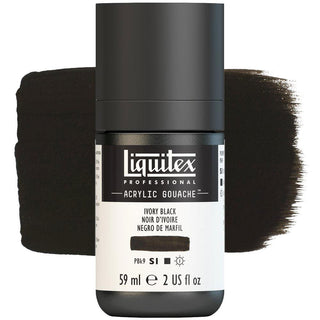 Liquitex Acrylic Gouache Paint 59ml - Ivory Black